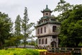 July 2017 Ã¢â¬â Kaiping, China - Yupei Villa in Kaiping Diaolou Li garden complex, near Guangzhou. Royalty Free Stock Photo